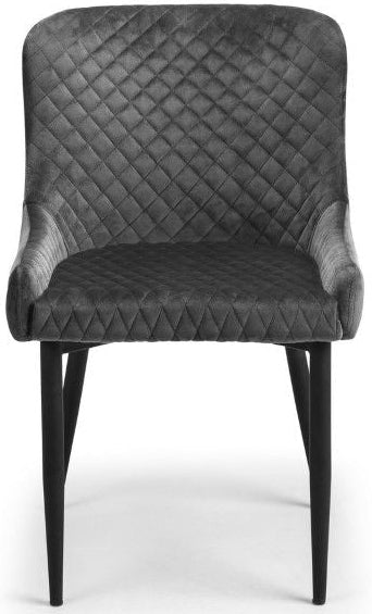 Brooklyn Round & Luxe Chairs Dining Set - Julian Bowen