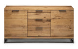 Brooklyn Solid Oak 2 Door 3 Drawer Sideboard