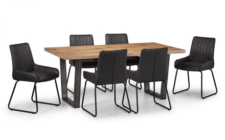 Brooklyn Dining Set with 6 Soho Chairs