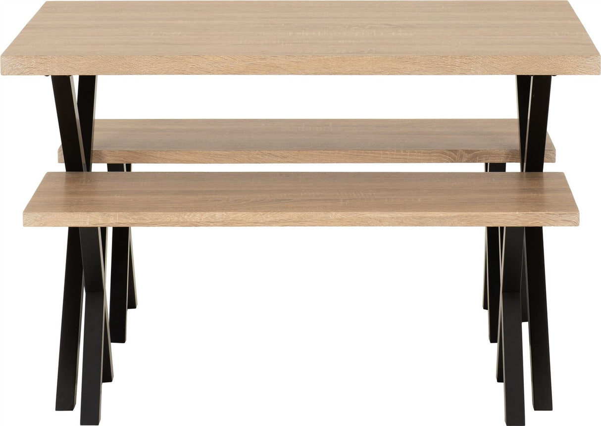 Buxton Dining Bench Set - Seconique