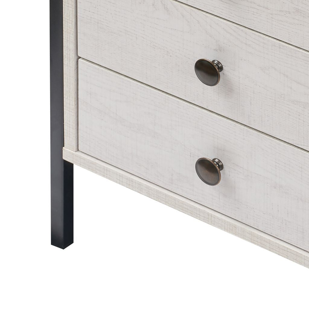 Alva Open Wardrobe with 2 Drawers 3 Piece Bedroom Set