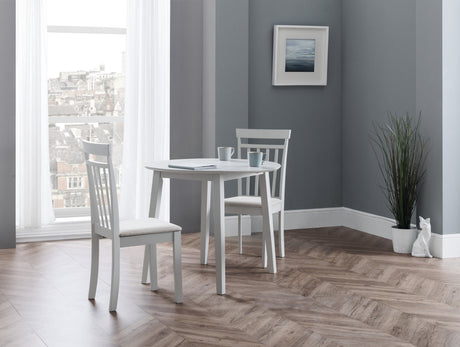 Coast Dropleaf Space Saving Table and 2 Dining Chairs