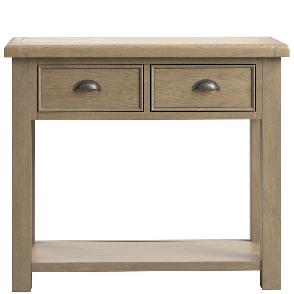 Acadia 2 Drawer Open Shelf Console Table