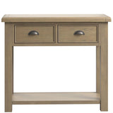 Acadia 2 Drawer Open Shelf Console Table