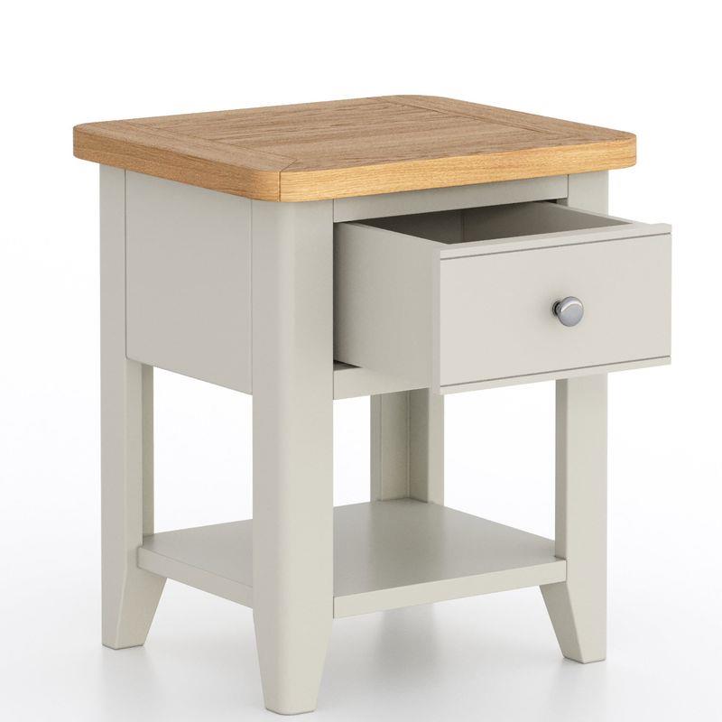 Atlas 1 Drawer Lamp Table