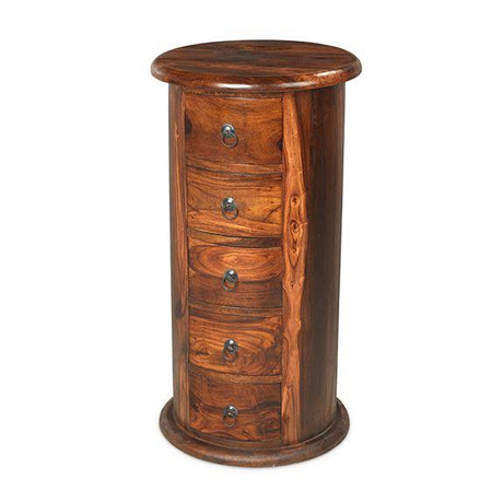 Denali 5 Drawer Large Drum Chest of Drawers