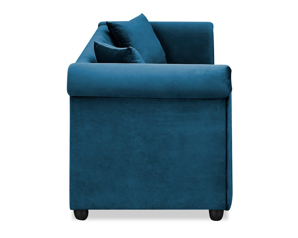 Cambridge Chester Velvet 3 Seater Sofa - TGC