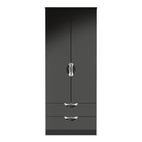 Camden 2 Door 2 Drawer Wardrobe - Welcome Furniture