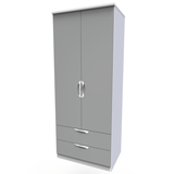 Camden 2 Door 2 Drawer Wardrobe - Welcome Furniture