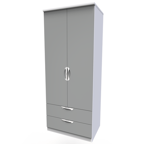 Camden 2 Door 2 Drawer Wardrobe - Welcome Furniture