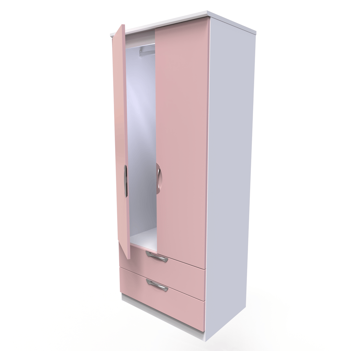 Camden 2 Door 2 Drawer Wardrobe - Welcome Furniture