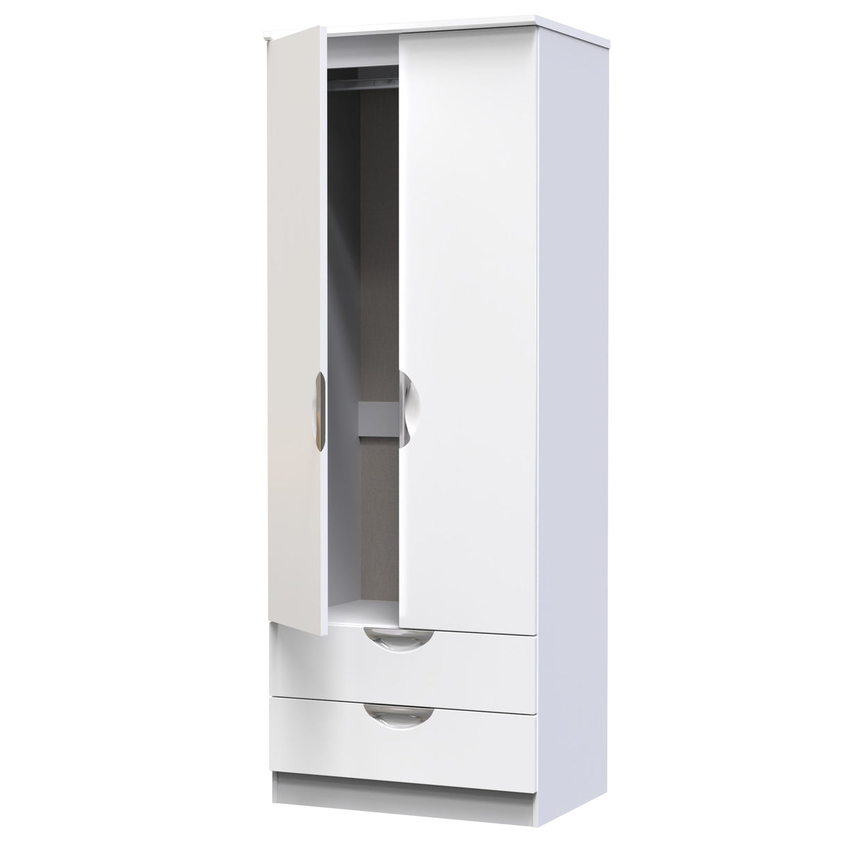 Camden 2 Door 2 Drawer Wardrobe - Welcome Furniture