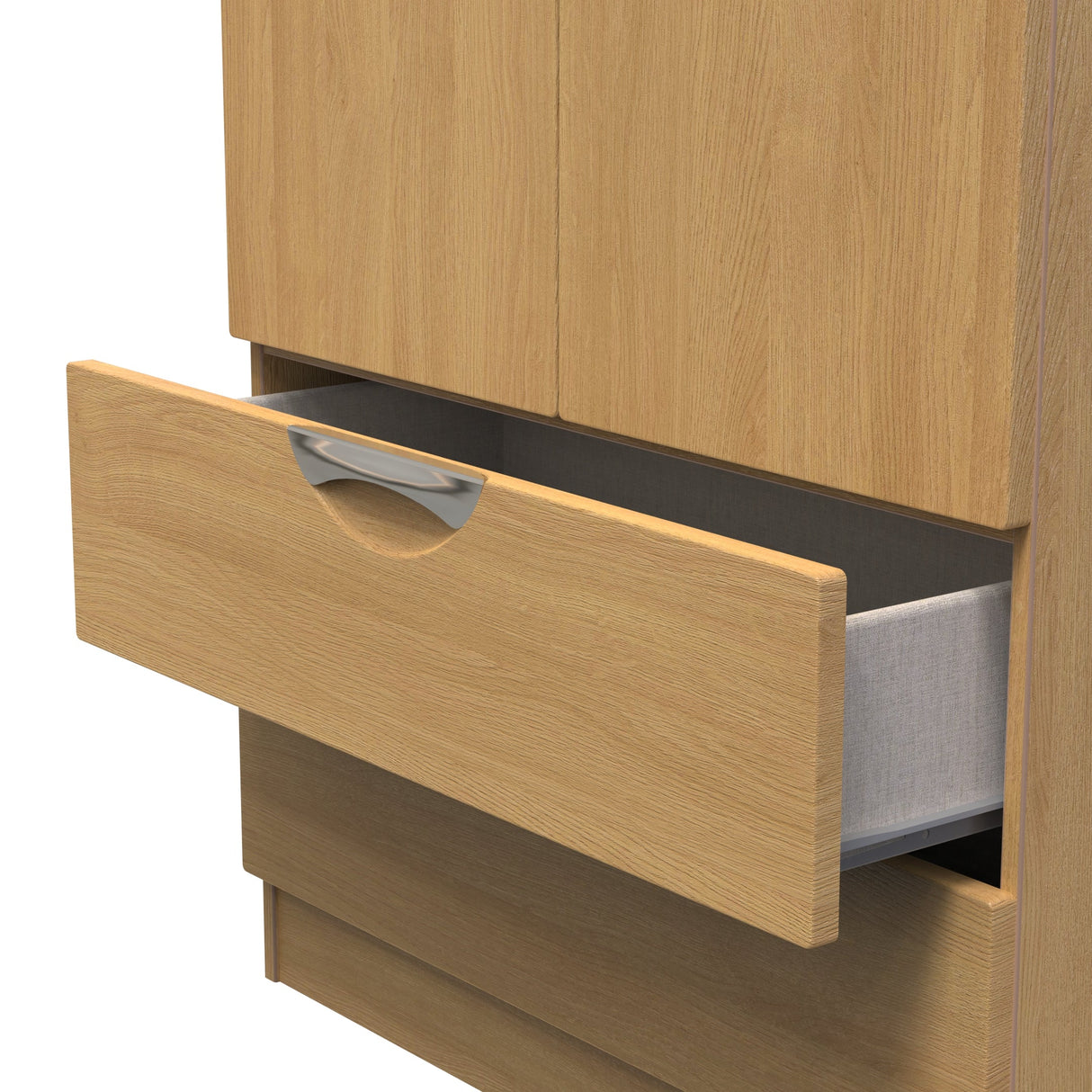 Camden 2 Door 2 Drawer Wardrobe - Welcome Furniture