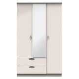 Camden 3 Door 2 Drawer Mirrored Wardrobe - Welcome Furniture