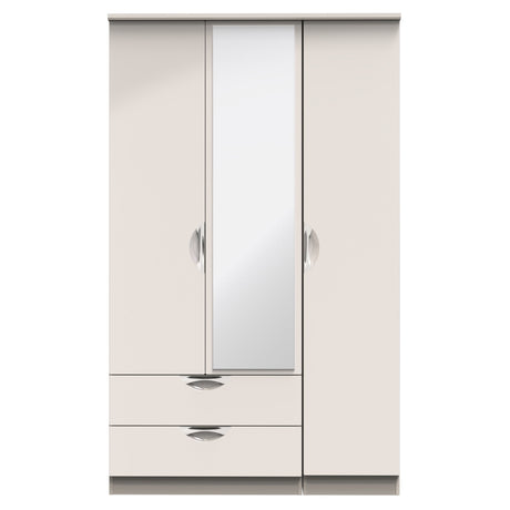 Camden 3 Door 2 Drawer Mirrored Wardrobe - Welcome Furniture