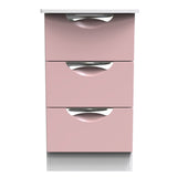 Camden 3 Drawer Bedside Cabinet - Welcome Furniture