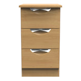 Camden 3 Drawer Bedside Cabinet - Welcome Furniture