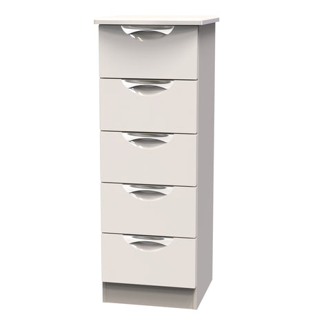 Camden 5 Drawer Narrow Tallboy - Welcome Furniture
