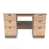 Camden Double Pedestal 6 Drawer Dressing Table - Welcome Furniture