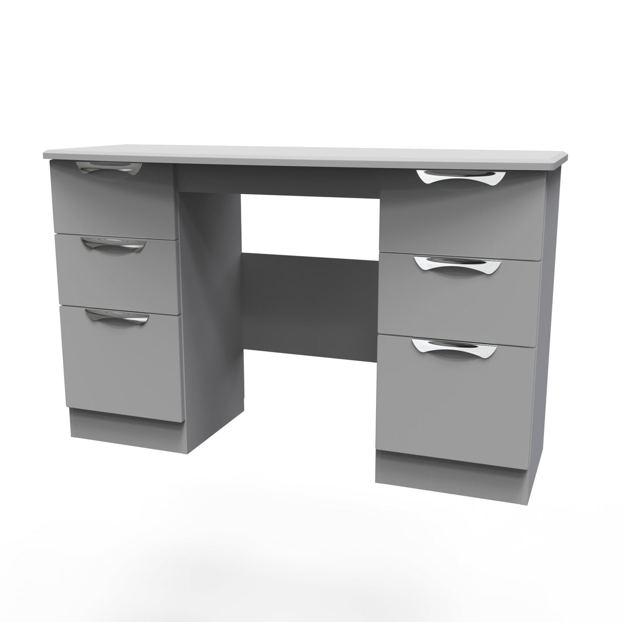 Camden Double Pedestal 6 Drawer Dressing Table - Welcome Furniture