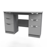 Camden Double Pedestal 6 Drawer Dressing Table - Welcome Furniture