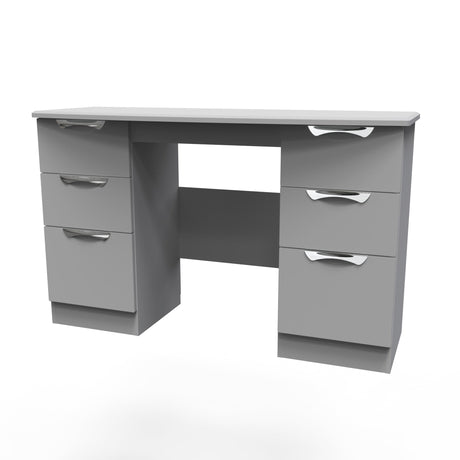 Camden Double Pedestal 6 Drawer Dressing Table - Welcome Furniture