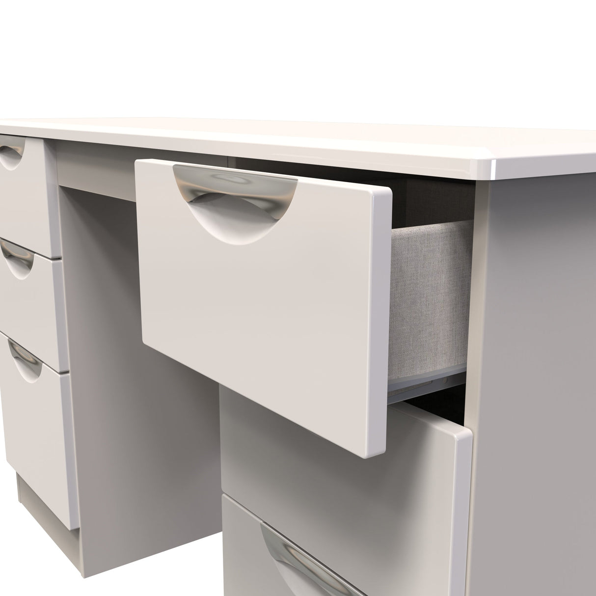 Camden Double Pedestal 6 Drawer Dressing Table - Welcome Furniture