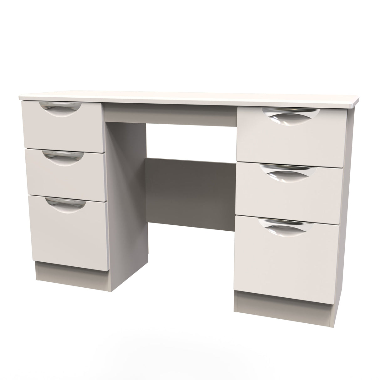 Camden Double Pedestal 6 Drawer Dressing Table - Welcome Furniture