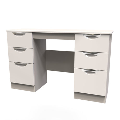 Camden Double Pedestal 6 Drawer Dressing Table - Welcome Furniture