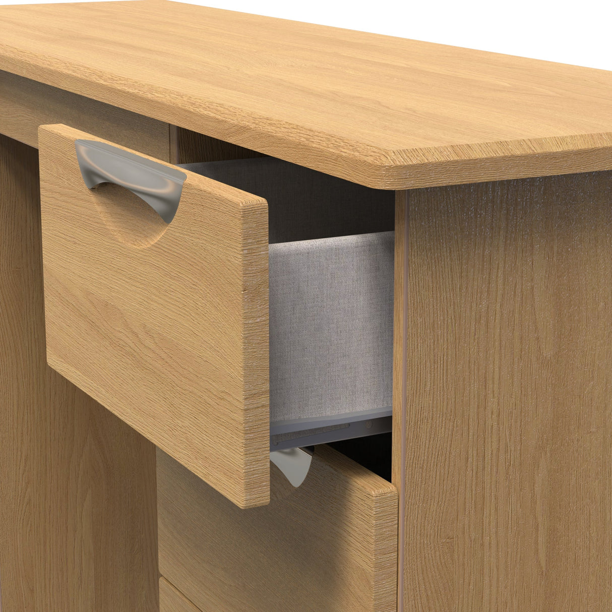 Camden Double Pedestal 6 Drawer Dressing Table - Welcome Furniture