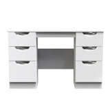 Camden Double Pedestal 6 Drawer Dressing Table - Welcome Furniture