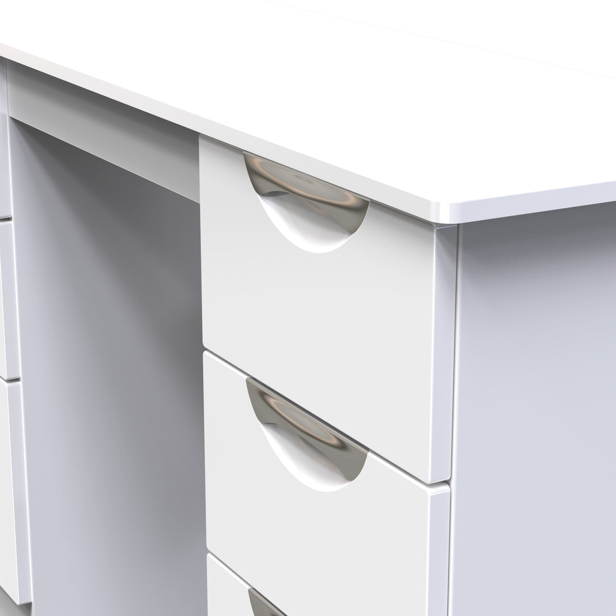 Camden Double Pedestal 6 Drawer Dressing Table - Welcome Furniture