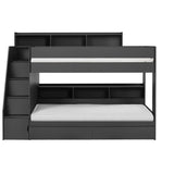 Camelot Staircase 3ft Bunk Bed - Julian Bowen