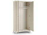 Cameo Stone White 2 Door Wardrobe