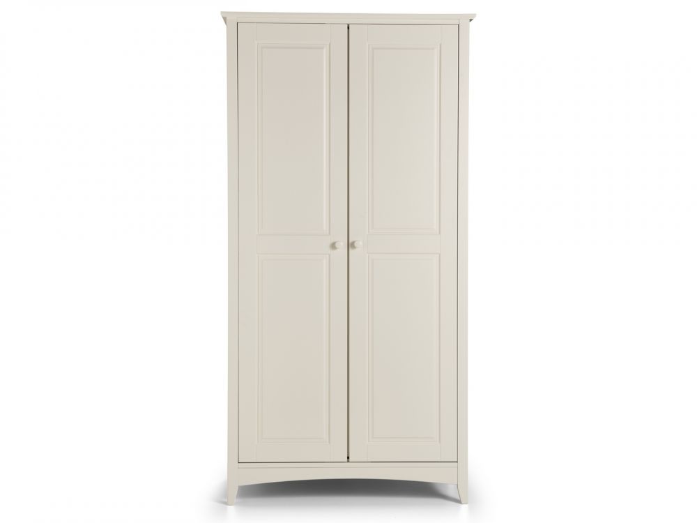 Cameo Stone White 2 Door Wardrobe