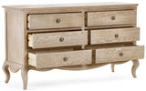 Camille Wide 6 Drawer Chest - Julian Bowen