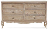 Camille Wide 6 Drawer Chest - Julian Bowen