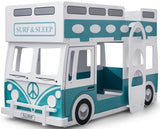 Campervan Children's Surfer Bunk Bed 3ft Single - Julian Bowen