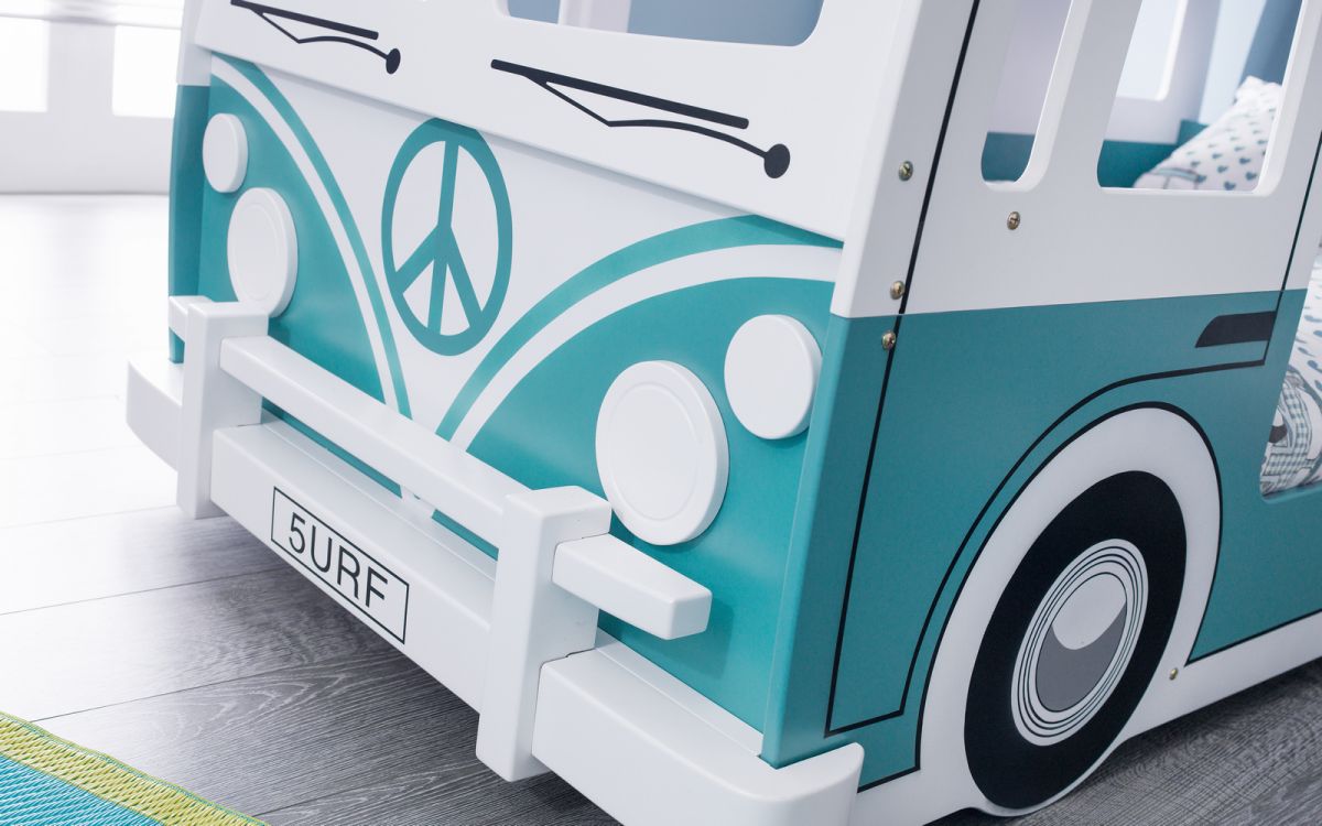 Campervan Children's Surfer Bunk Bed 3ft Single - Julian Bowen