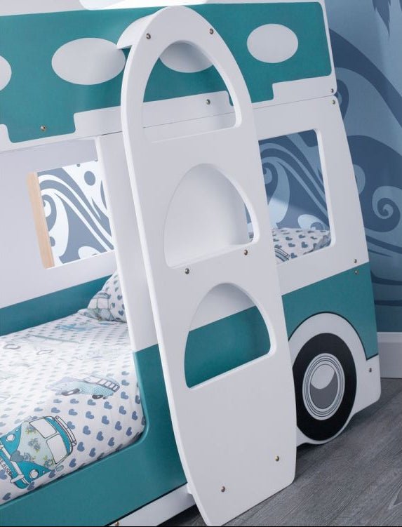 Campervan Children's Surfer Bunk Bed 3ft Single - Julian Bowen