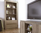 Canyon Oak 2 Drawer Bookcase - GFW