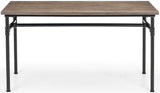 Carnegie Industrial Pipework Dining Table with 4 Monroe Chairs - Julian Bowen