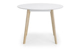 Casa White Round Dining Table