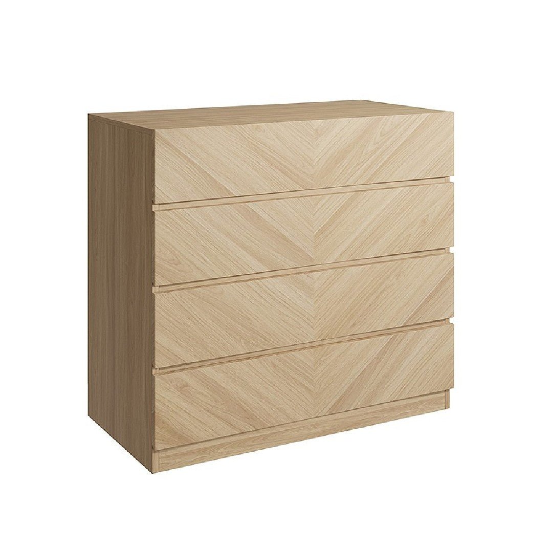 Catania Herringbone 4 Drawer Chest - GFW