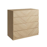 Catania Herringbone 4 Drawer Chest - GFW