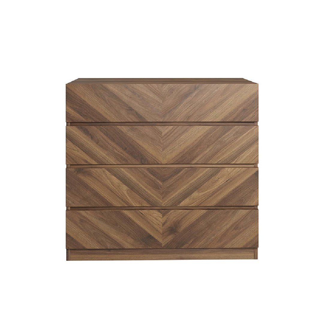 Catania Herringbone 4 Drawer Chest - GFW