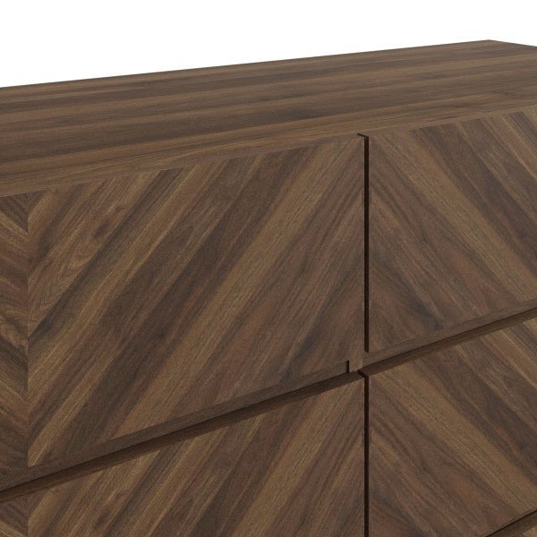 Catania Herringbone 6 Drawer Chest - GFW