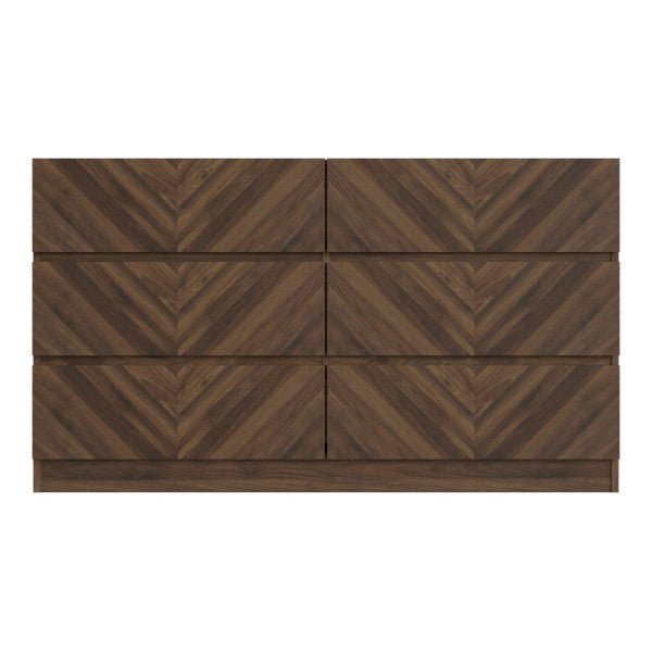 Catania Herringbone 6 Drawer Chest - GFW
