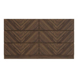 Catania Herringbone 6 Drawer Chest - GFW