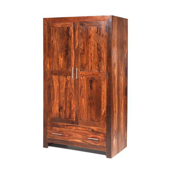 Sequoia 2 Door 1 Drawer Double Wardrobe